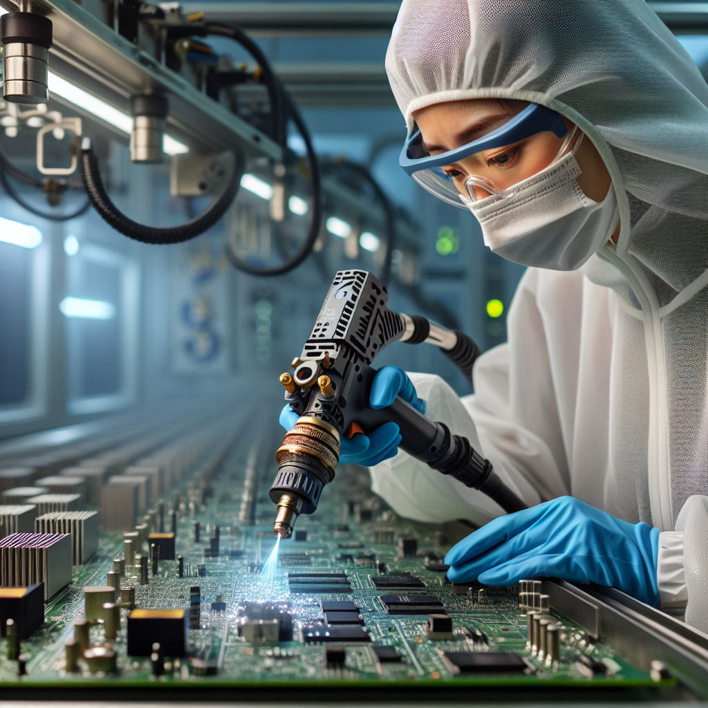 Laser cleaning for removing contaminants from circuit boards